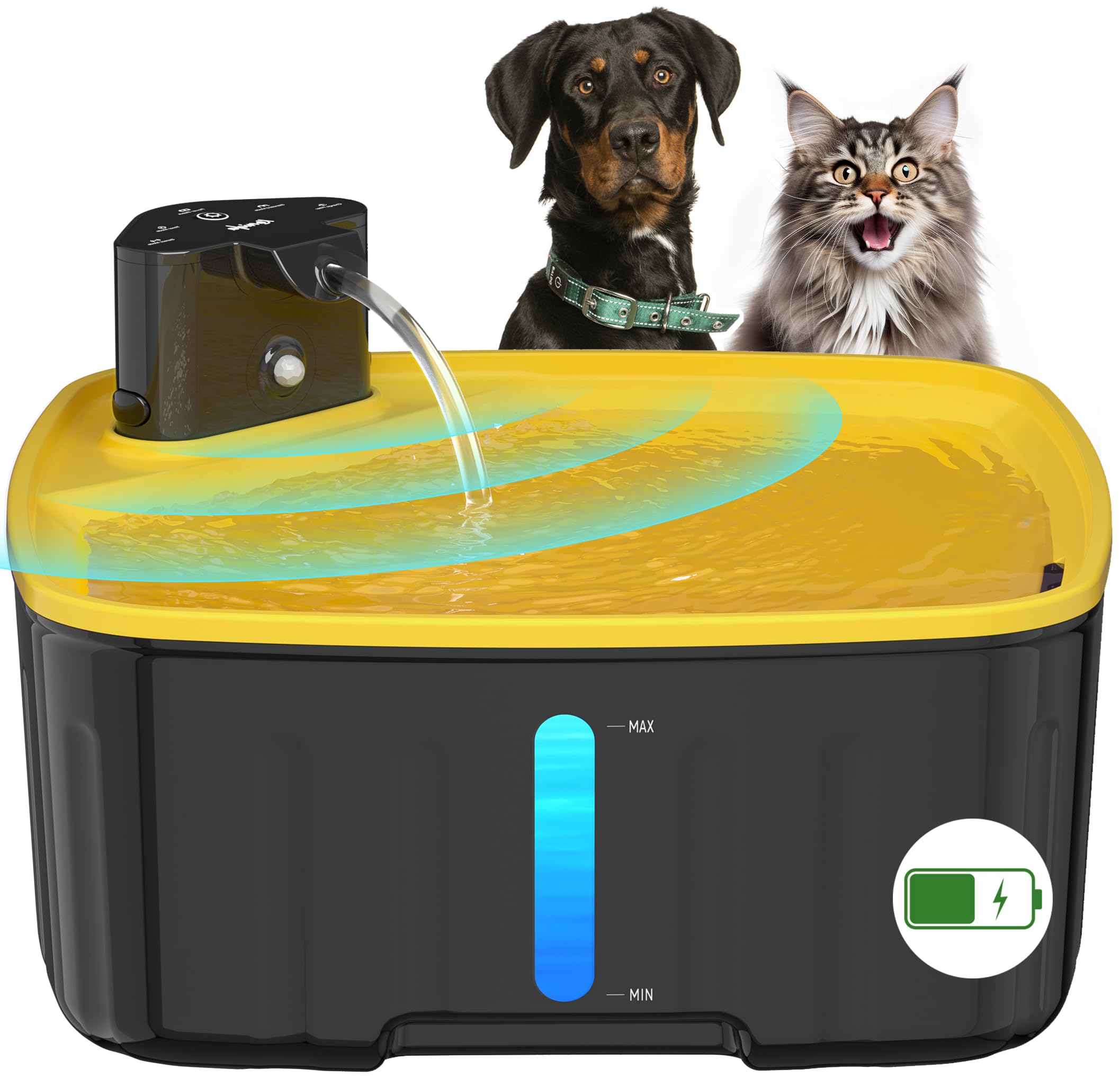 AquaPup Wireless Large Dog Fountain 2.1 GAL